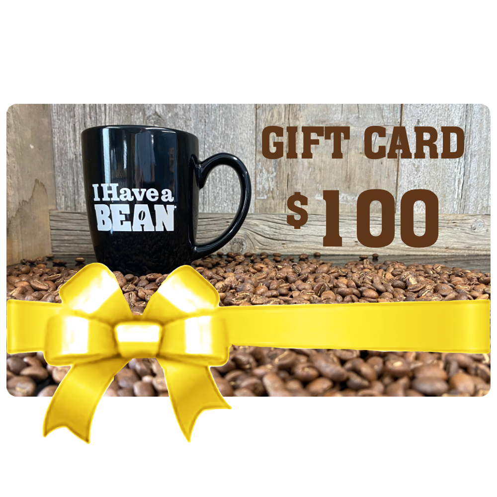 $100 I Have a Bean gift card displaying the company logo on a white background