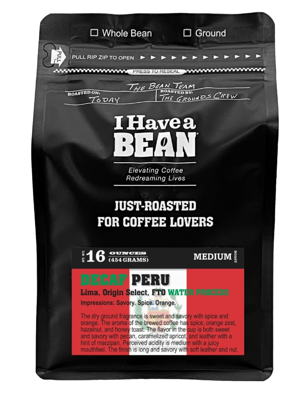 DECAF - Peru Lima Origin Select FTO Water Process