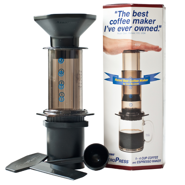 AeroPress 1-3 Cup Clear Coffee and Espresso Maker - Spoons N Spice