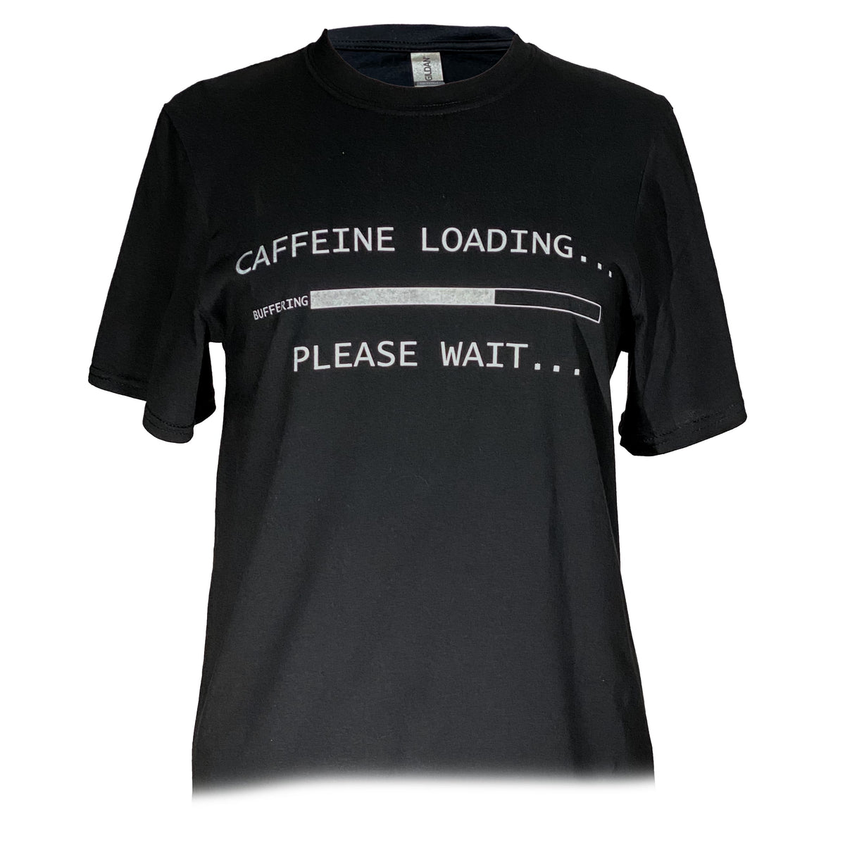 Caffeine Loading' T-Shirt Black S-M-L-XL-XXL I Have a Bean